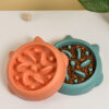 Pet Dog Cat Slow Feeder Bowls Anti Choking Dish Bowl Home Eating Plate Pet Dog Cat Slow Feeder Bowls Anti Choking Dish Bowl Home Eating Plate