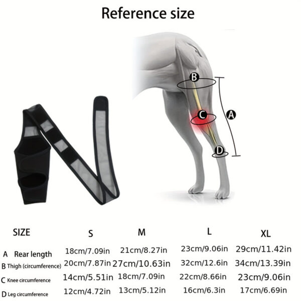 Pet Knee Pads for Joint Injury Recovery Legs Protector Dog Thigh Brace
