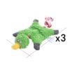 Pet Toy Donkey Shape Corduroy Chew for Dogs Puppy Squeaker Squeaky