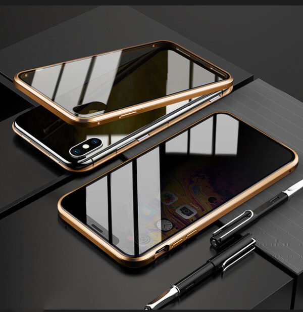 Phone Case Anti-peep Magnetic Protective Shell Privacy Glass