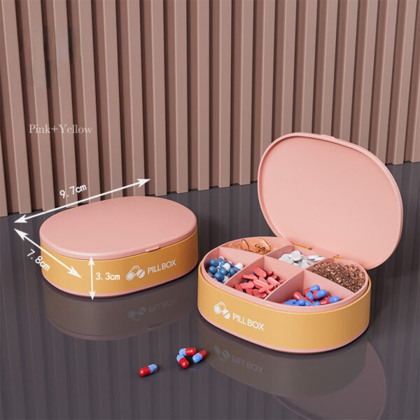 Pill Case Portable Small Weekly Travel Organizer Pocket Box for Tablets Pill Case Portable Small Weekly Travel Organizer Pocket Box for Tablets
