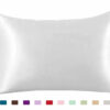 Pillowcase Satin Solid Color Simulation Silk Single Ice Pillowcase Satin Solid Color Simulation Silk Single Ice
