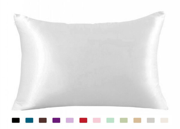 Pillowcase Satin Solid Color Simulation Silk Single Ice Pillowcase Satin Solid Color Simulation Silk Single Ice
