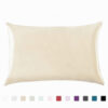 Pillowcase Satin Solid Color Simulation Silk Single Ice Pillowcase Satin Solid Color Simulation Silk Single Ice