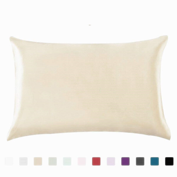 Pillowcase Satin Solid Color Simulation Silk Single Ice Pillowcase Satin Solid Color Simulation Silk Single Ice