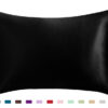 Pillowcase Satin Solid Color Simulation Silk Single Ice Pillowcase Satin Solid Color Simulation Silk Single Ice