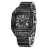 Pintime Men's Quartz Watch Square Diamond Pintime Men's Quartz Watch Square Diamond