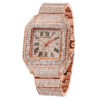 Pintime Men's Quartz Watch Square Diamond Pintime Men's Quartz Watch Square Diamond