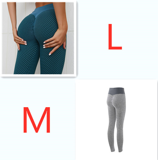 Plaid Leggings Fitness Yoga Pants Women's Seamless High Waist