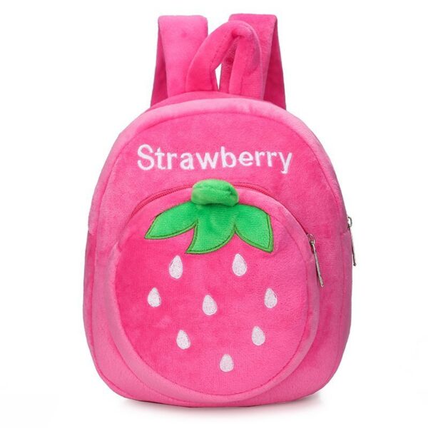 Plush Leisure Double Shoulder Kindergarten School Bag Plush Leisure Double Shoulder Kindergarten School Bag