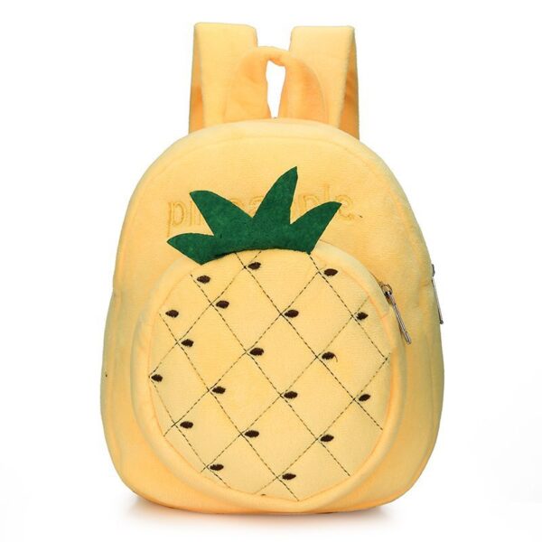 Plush Leisure Double Shoulder Kindergarten School Bag Plush Leisure Double Shoulder Kindergarten School Bag