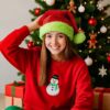Plush Santa Hats Velvet Christmas Hat Thicken Xmas Holiday with Lined Plush Santa Hats Velvet Christmas Hat Thicken Xmas Holiday with Lined