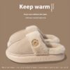 Plush Slippers for Women Men Winter Warm Home Slipper Indoor
