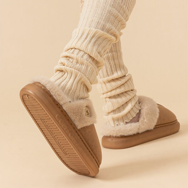 Plush Slippers for Women Men Winter Warm Home Slipper Indoor