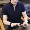 Polo Shirt for Men Casual Short Sleeve Shirts Patchwork Turn-down Polo Shirt for Men Casual Short Sleeve Shirts Patchwork Turn-down