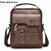 Popular Men's Messenger Bag One Shoulder Retro Business Backpack PU Popular Men's Messenger Bag One Shoulder Retro Business Backpack PU