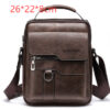 Popular Men's Messenger Bag One Shoulder Retro Business Backpack PU Popular Men's Messenger Bag One Shoulder Retro Business Backpack PU
