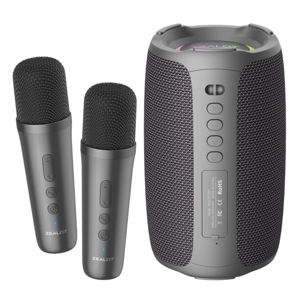 Portable Bluetooth Speaker Home Microphone Wireless Karaoke