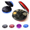 Portable Euro Coin Storage Box - Compact Money Organizer with Built-in Portable Euro Coin Storage Box - Compact Money Organizer with Built-in