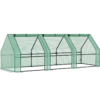 Portable Greenhouse 9'L X 3'W X 3'H Large Zipper Doors UV Resistant PE Portable Greenhouse 9'L X 3'W X 3'H Large Zipper Doors UV Resistant PE