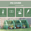 Portable Greenhouse 9'L X 3'W X 3'H Large Zipper Doors UV Resistant PE Portable Greenhouse 9'L X 3'W X 3'H Large Zipper Doors UV Resistant PE