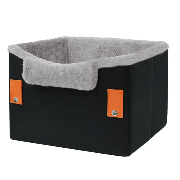 Portable Small Dog Car Seat Booster for with Clip-on Safety Leash