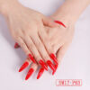 Positive Rred Long Pointed Oval False Nails Positive Rred Long Pointed Oval False Nails
