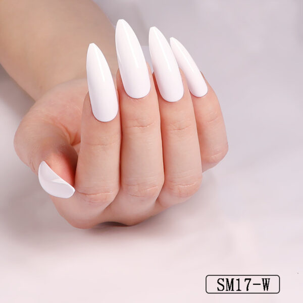 Positive Rred Long Pointed Oval False Nails Positive Rred Long Pointed Oval False Nails