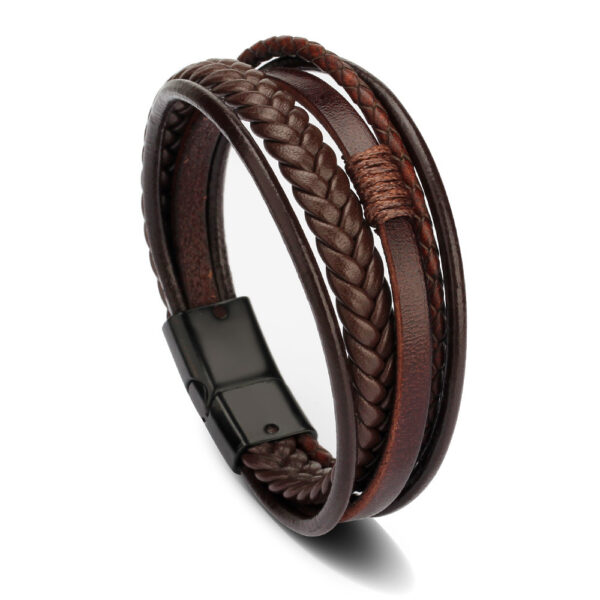 Price Classic Genuine Leather Bracelet for Men Price Classic Genuine Leather Bracelet for Men