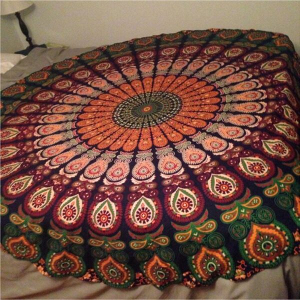 Printed Round Beach Towels and Yoga Mat