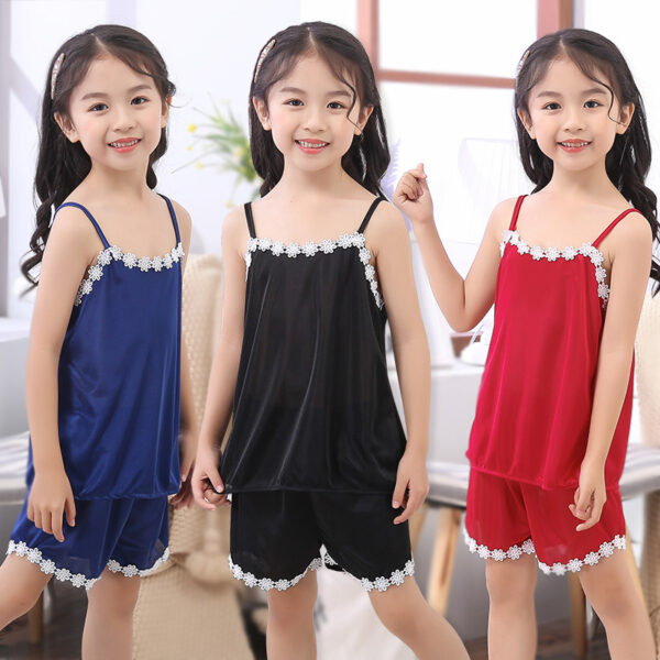 Product Cute Children Sling Pajamas Girl Product Cute Children Sling Pajamas Girl