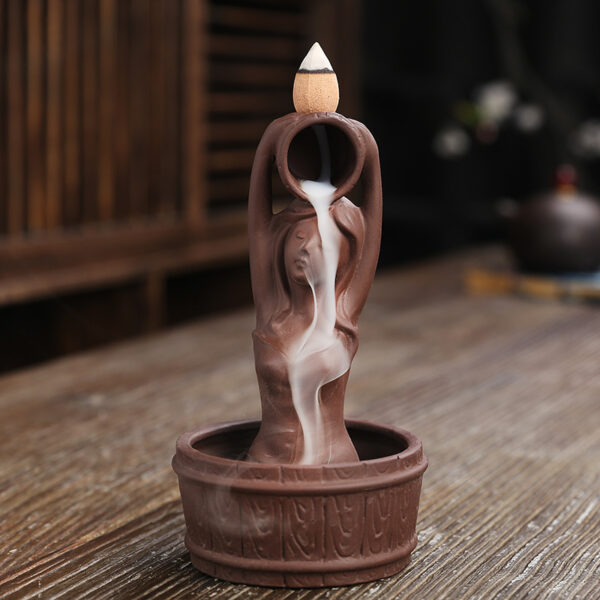 Product Purple Sand Backflow Smoke Aromatherapy Stove Creative Mermaid