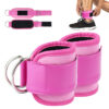 PU Leather Adjustable Ankle Brace Buckle Hip Leg Pull Training PU Leather Adjustable Ankle Brace Buckle Hip Leg Pull Training