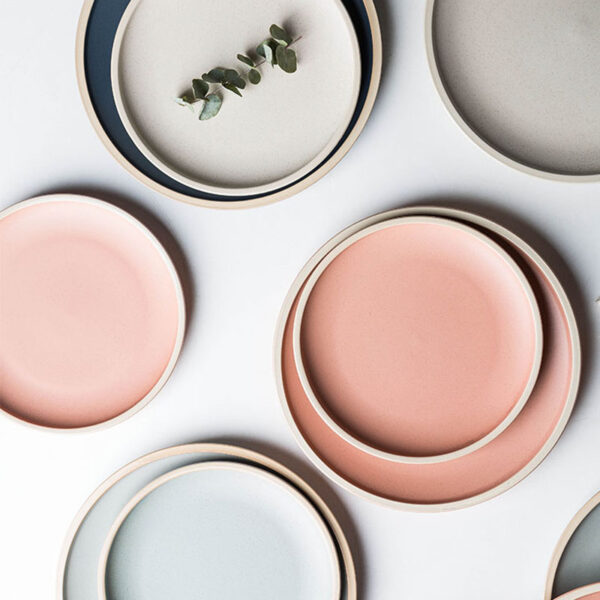 Pure Color Matte Ceramic Plate Pure Color Matte Ceramic Plate