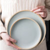 Pure Color Matte Ceramic Plate Pure Color Matte Ceramic Plate
