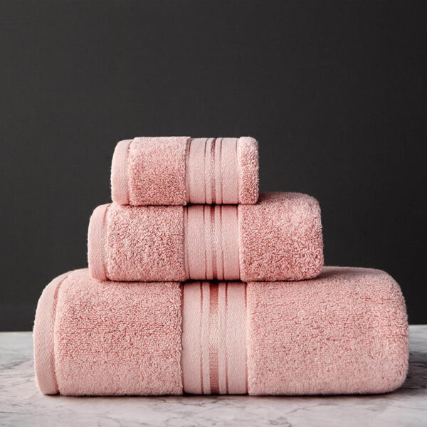 Pure Color Thick Cotton Bath Towel Set Increased Beach Beauty Salon Pure Color Thick Cotton Bath Towel Set Increased Beach Beauty Salon
