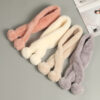 Pure Plush Scarf Winter Warm Korean Girls Baby Boy Decorative Collar