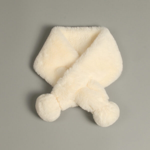 Pure Plush Scarf Winter Warm Korean Girls Baby Boy Decorative Collar