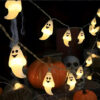 PVC Soft Material Halloween Lighting Chain Pumpkin Ghost Bat Modeling PVC Soft Material Halloween Lighting Chain Pumpkin Ghost Bat Modeling