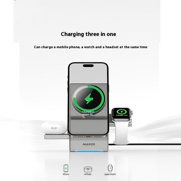 Qi2 Protocol Magnetic Touch Rotating Wireless Charger Qi2 Protocol Magnetic Touch Rotating Wireless Charger