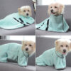 Quick-drying Pet Absorbent Towel Dog Bathrobe Bath for Dogs Cats Quick-drying Pet Absorbent Towel Dog Bathrobe Bath for Dogs Cats