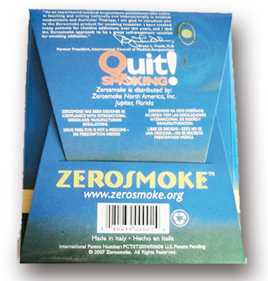 Quit Smoking Magnet Earrings Zerosmoke Auricular Therapy