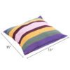 Rainbow Bar Pillow Hanging Chair Polyester Cotton Belt 2pcs Rainbow Bar Pillow Hanging Chair Polyester Cotton Belt 2pcs
