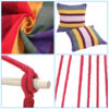 Rainbow Bar Pillow Hanging Chair Polyester Cotton Belt 2pcs Rainbow Bar Pillow Hanging Chair Polyester Cotton Belt 2pcs