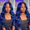 Real Hair Curtain Block Orange