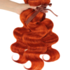Real Hair Curtain Block Orange
