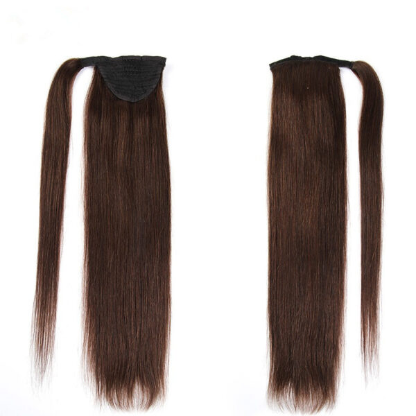 Real Hair Velcro Ponytail Long Seamless Extension Wig Braids Real Hair Velcro Ponytail Long Seamless Extension Wig Braids