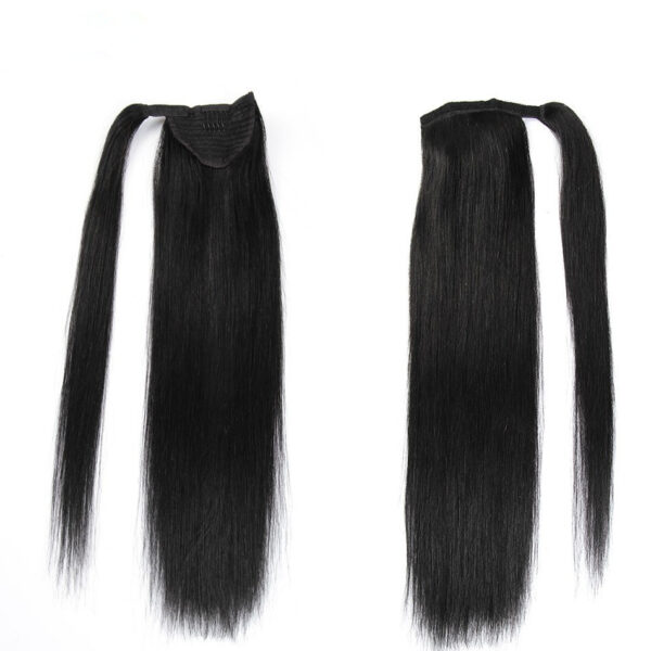 Real Hair Velcro Ponytail Long Seamless Extension Wig Braids Real Hair Velcro Ponytail Long Seamless Extension Wig Braids