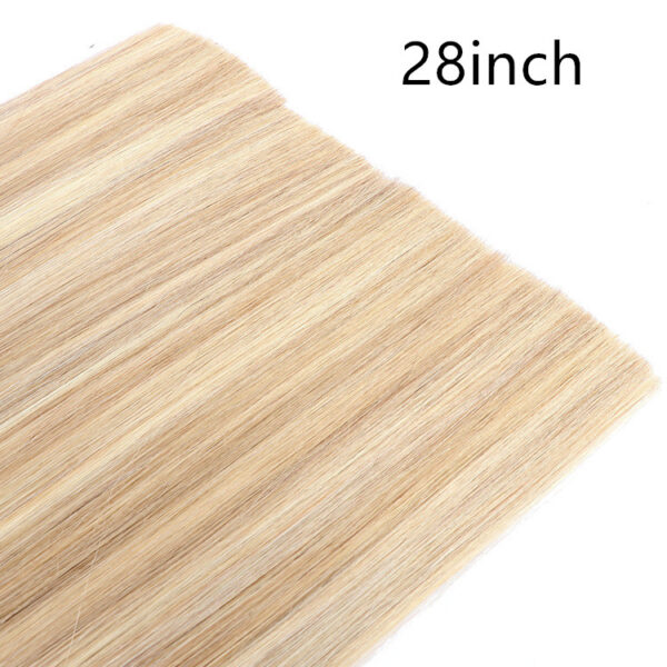 Real Human Hair Seamless Flat Hair Extension Real Human Hair Seamless Flat Hair Extension