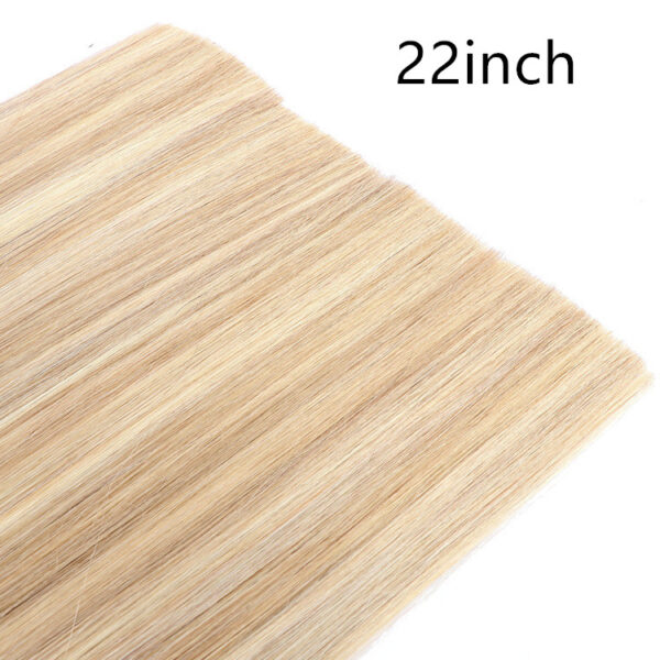 Real Human Hair Seamless Flat Hair Extension Real Human Hair Seamless Flat Hair Extension